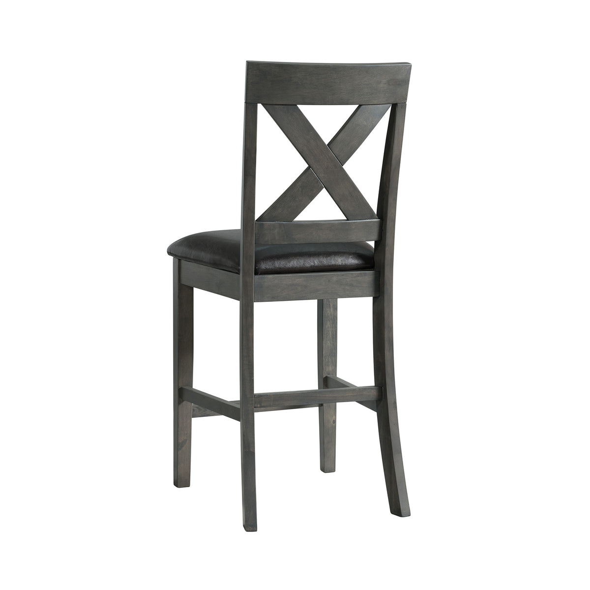 Alex Grey/Black Counter Side Chair (Set of 2) - Ornate Home