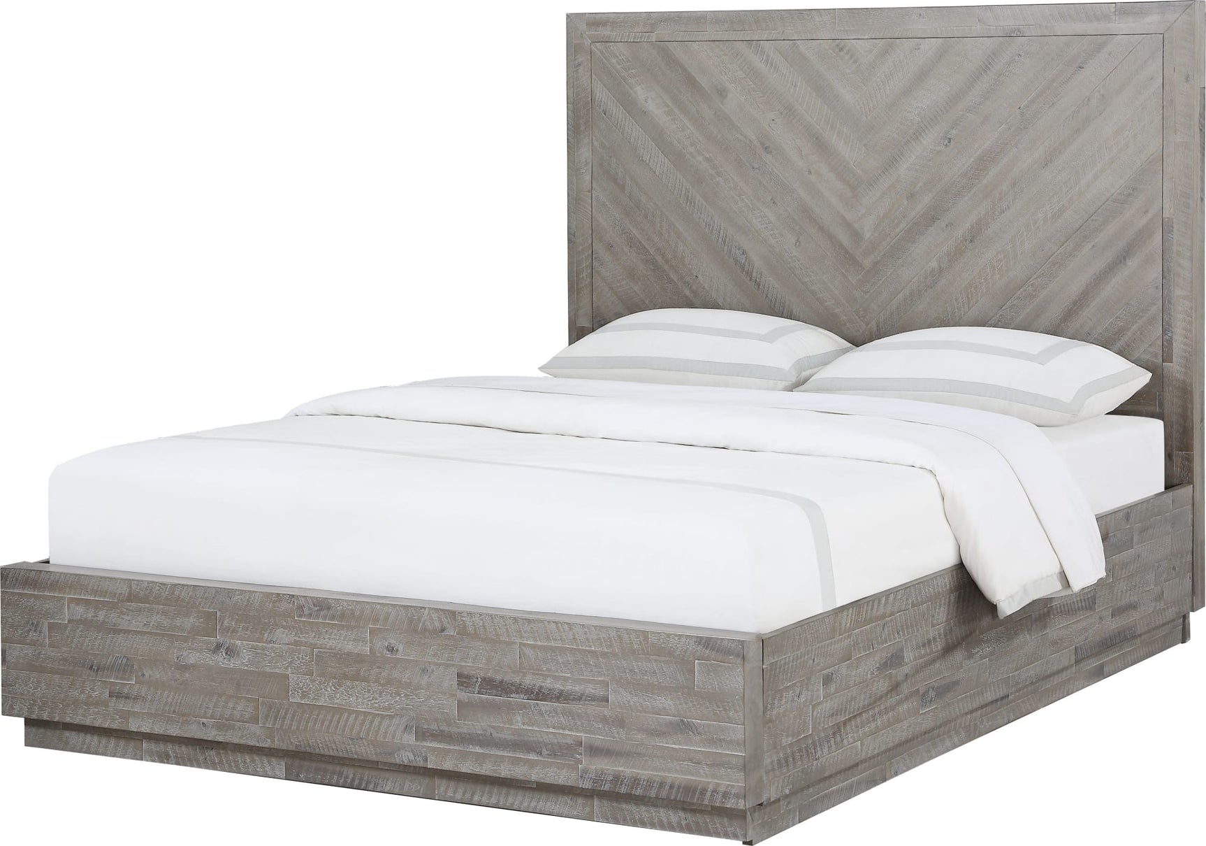 Alexandra Rustic Latte California King Solid Wood Storage Bed - Ornate Home