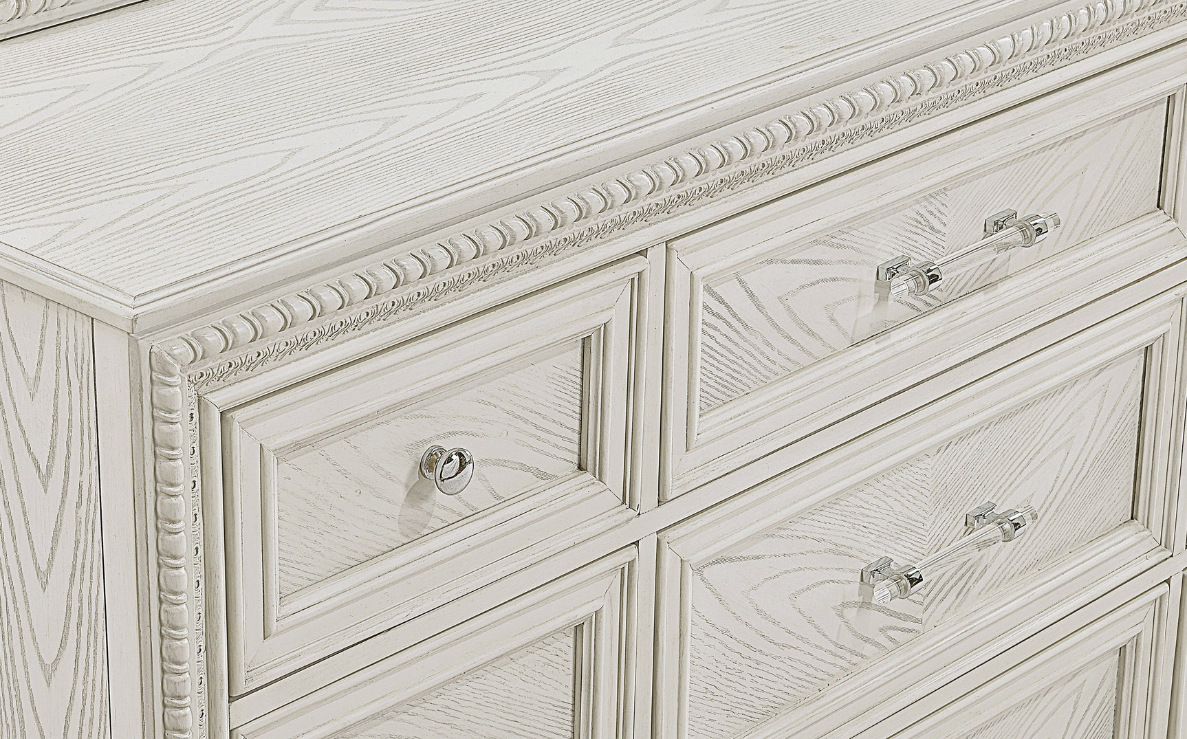 Alexandria Whitewash Dresser - Ornate Home