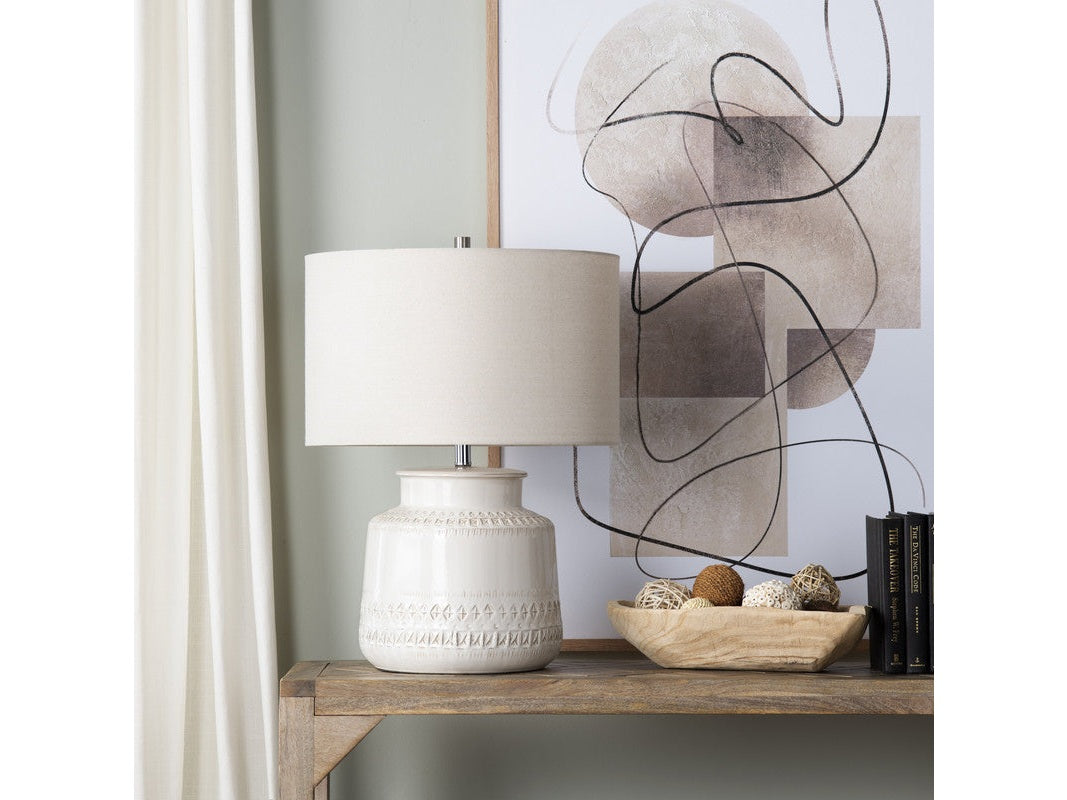 Alexis Beige Table Lamp - Ornate Home