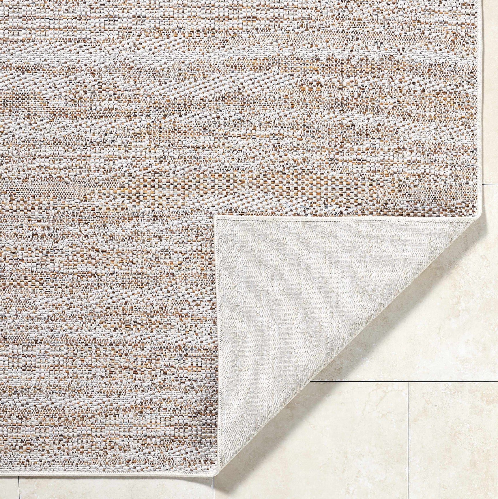 Alezae Beige Outdoor Area Rug - Ornate Home
