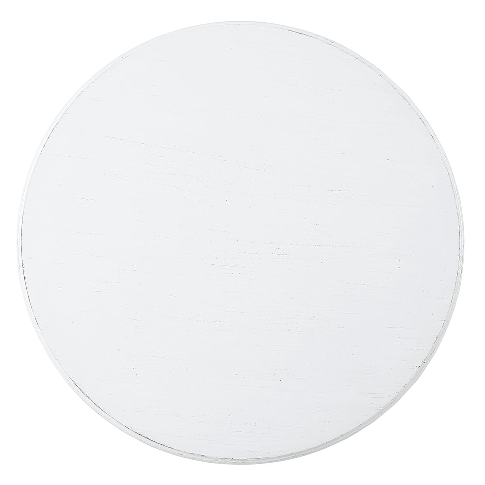 Alger White Accent Table - Ornate Home