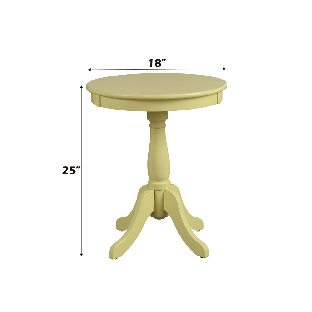 Alger Yellow Accent Table - Ornate Home