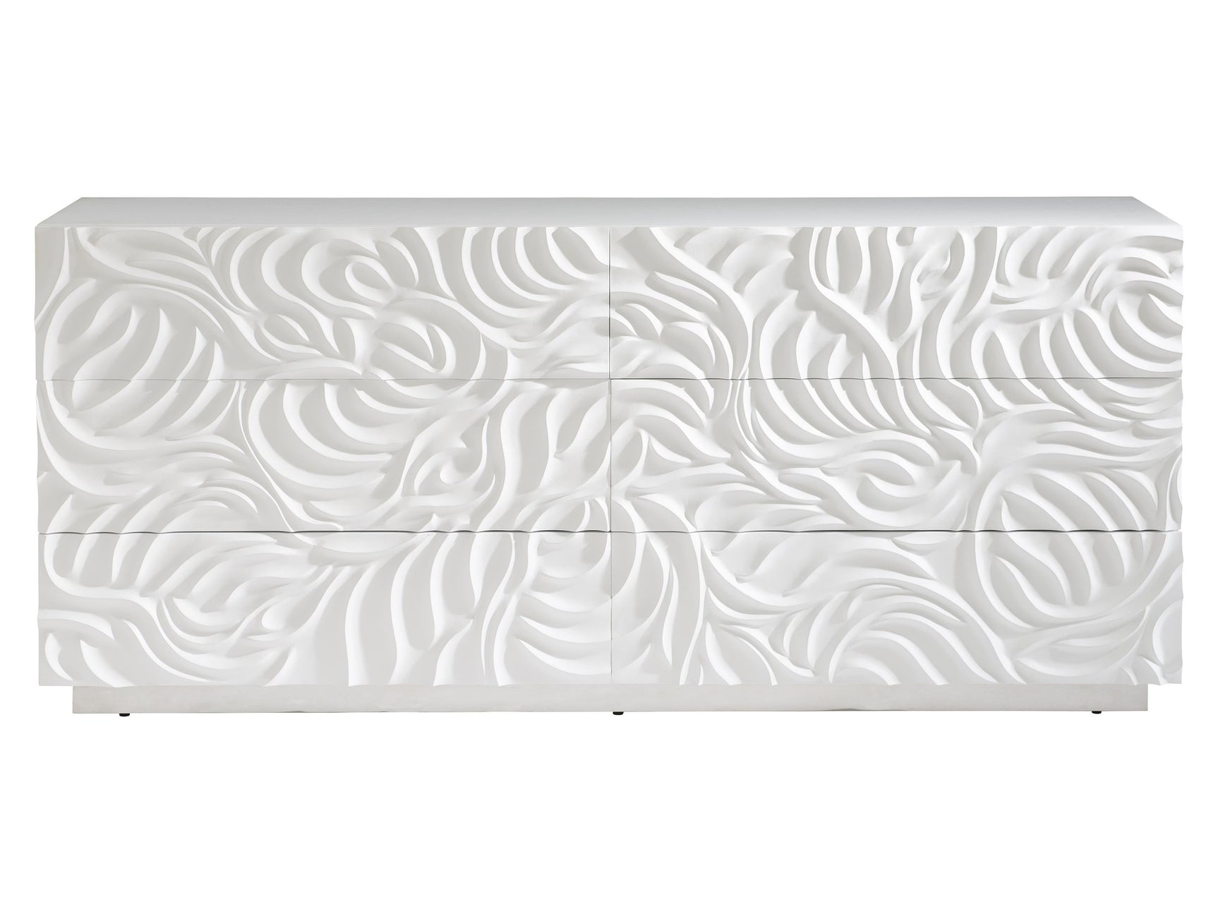 Alia White Plaster Dresser - Ornate Home