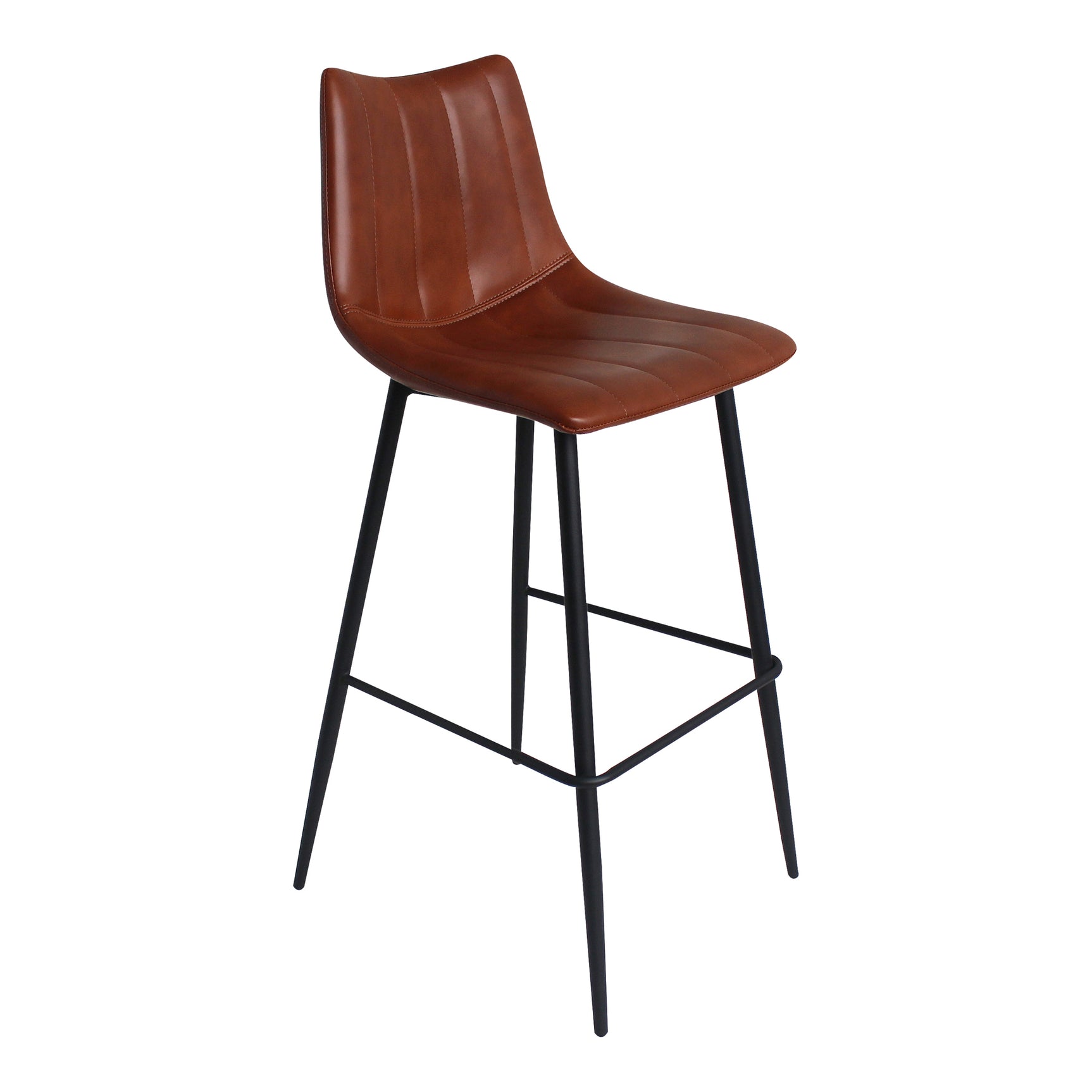 Alibi Brown Barstool (Set of 2) - Ornate Home