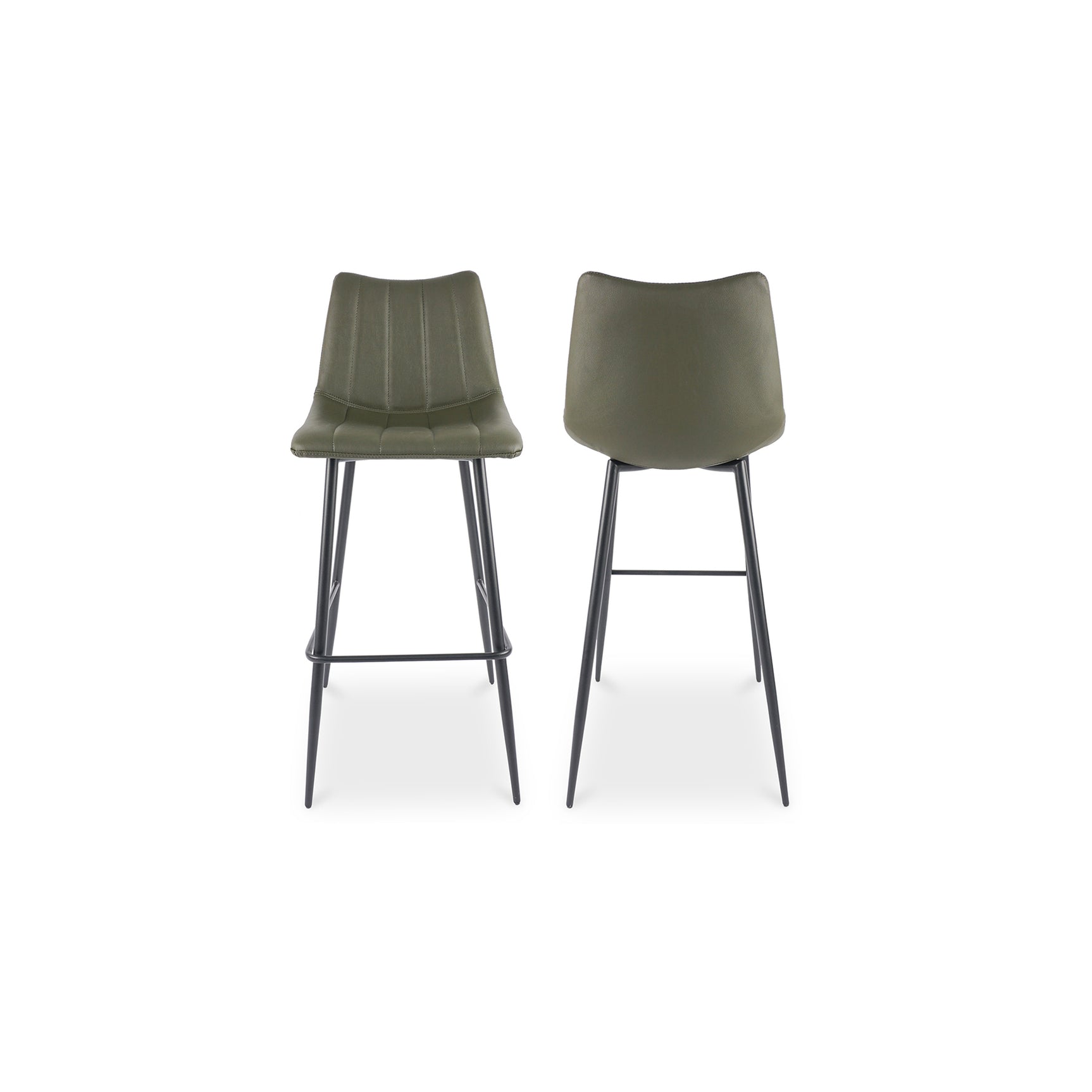 Alibi Dark Green Barstool (Set of 2) - Ornate Home
