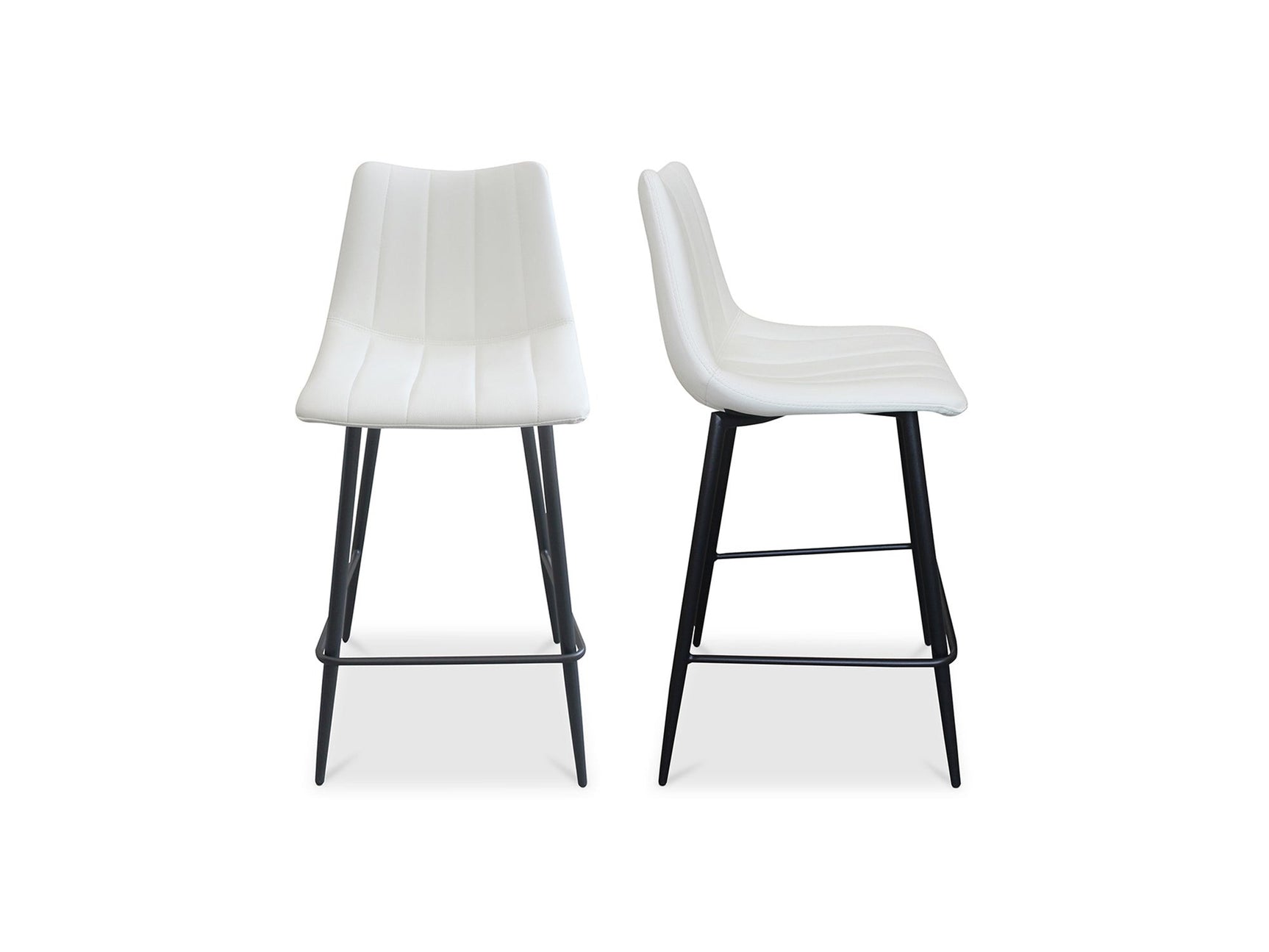 Alibi Ivory Counter Stool (Set of 2) - Ornate Home