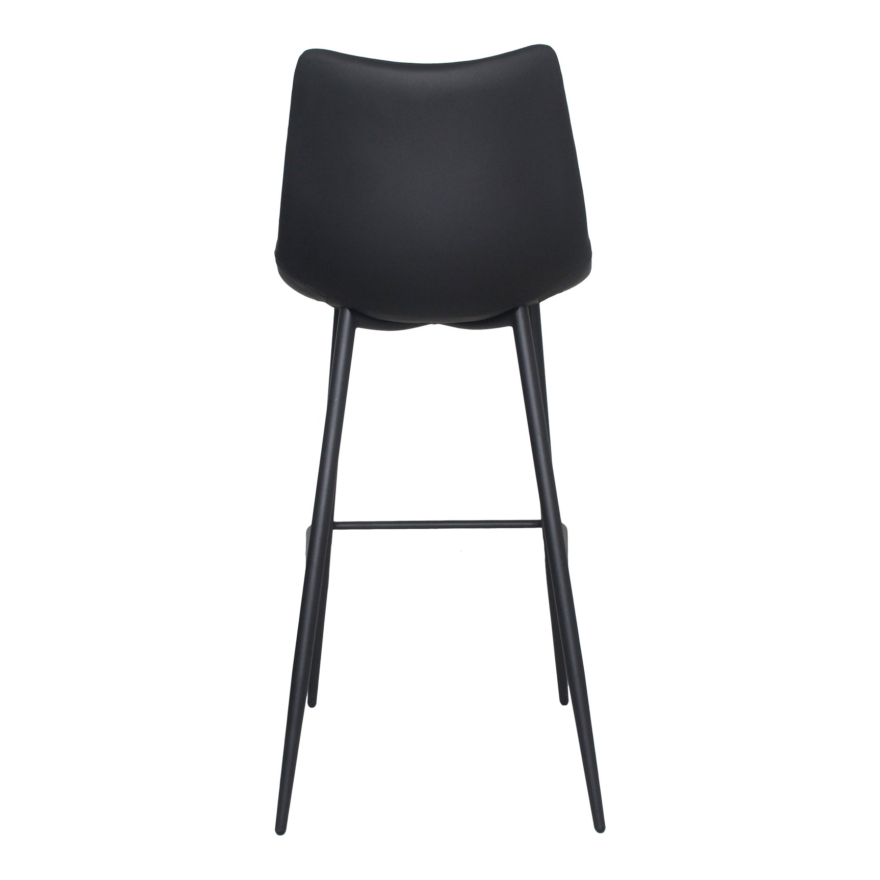 Alibi Matte Black Barstool (Set of 2) - Ornate Home