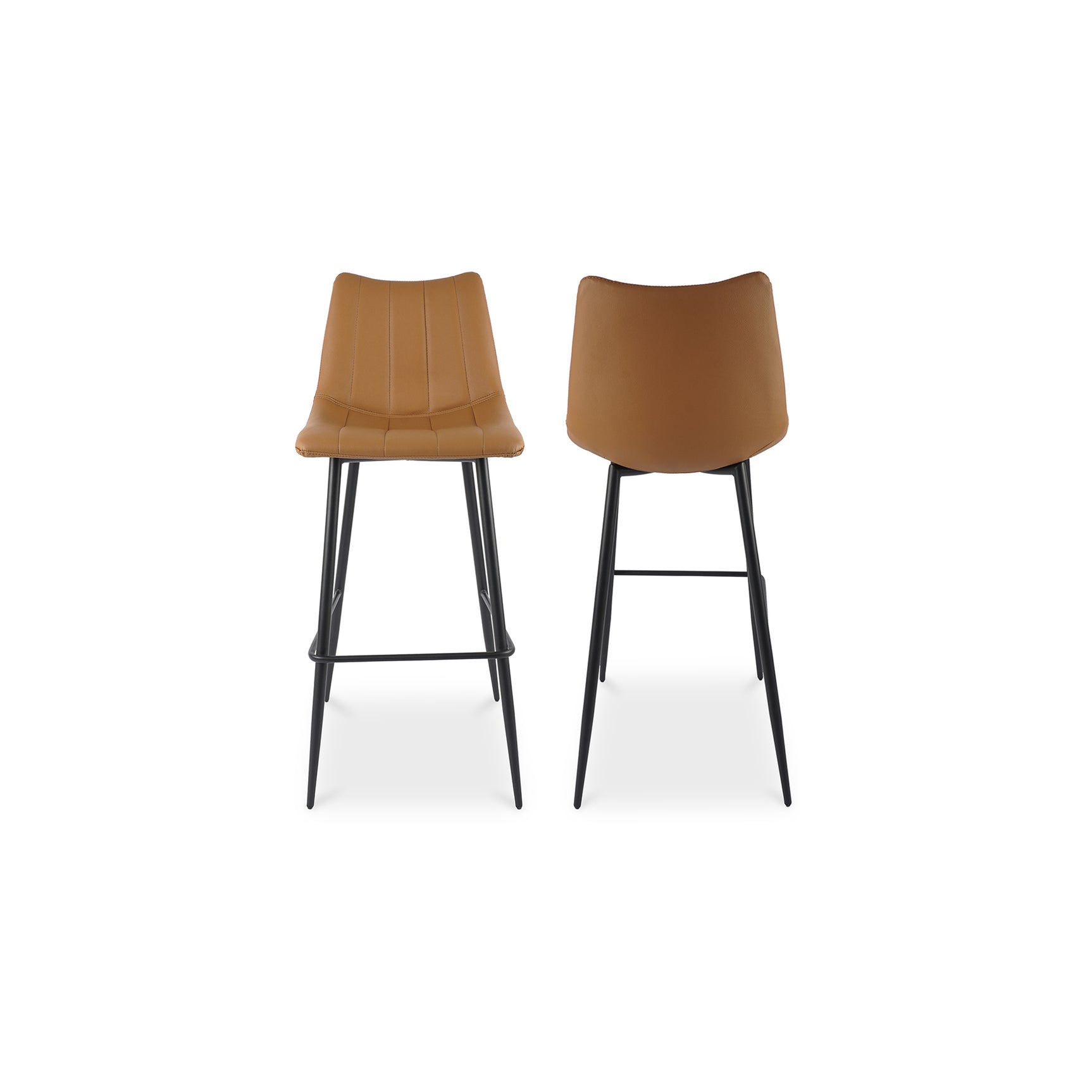 Alibi Tan Barstool (Set of 2) - Ornate Home