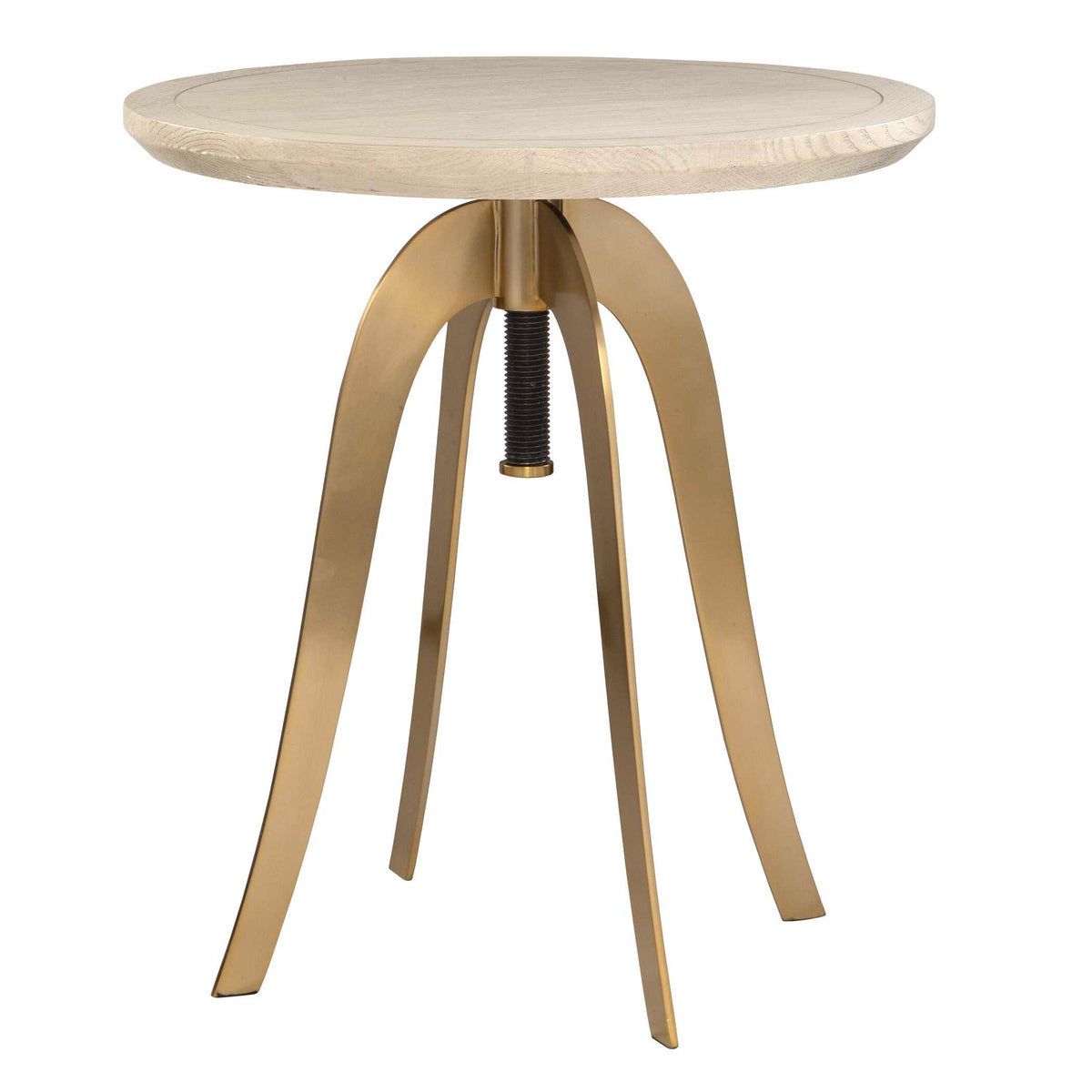 Alice Oak Adjustable Accent Table - Ornate Home