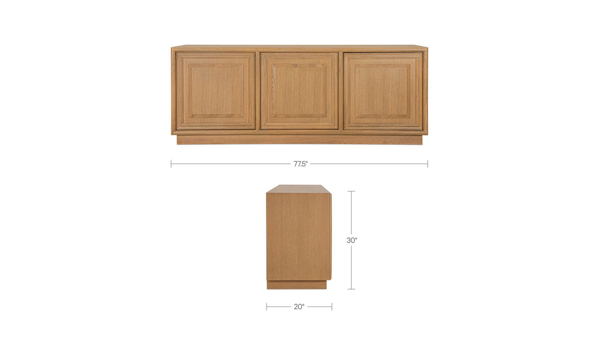 Alina Natural Sideboard - Ornate Home
