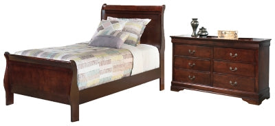 Alisdair Twin Sleigh Bedroom Set with Dresser (Online Special Price) - Ornate Home