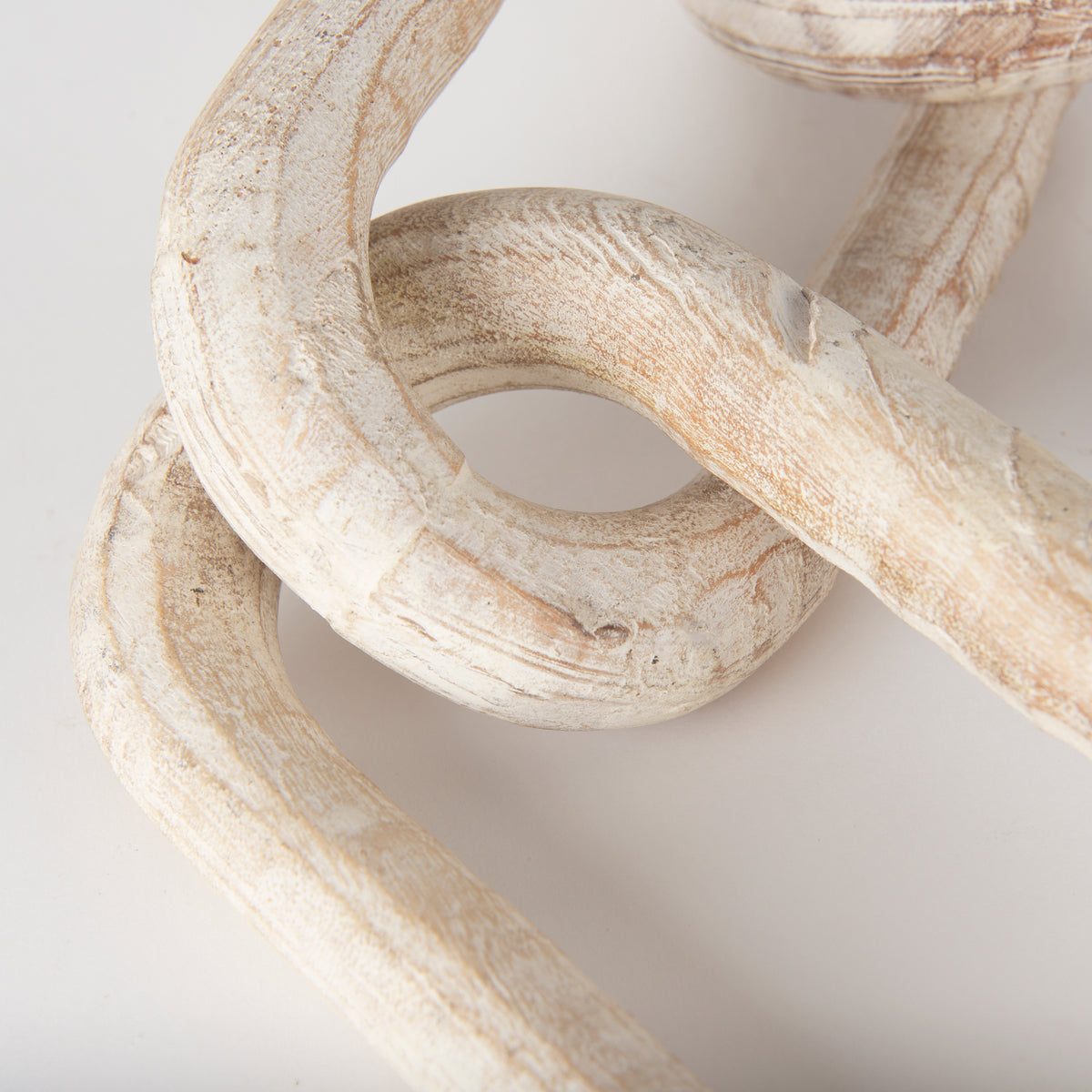 Alix Beige Wooden Link Chain Decorative Object - Ornate Home