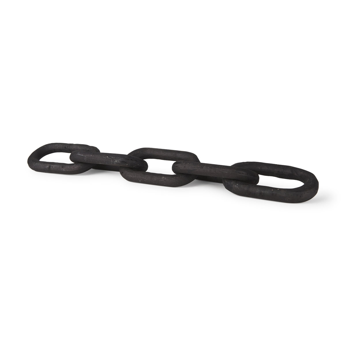 Alix Black Wood Link Chain Decorative Object - Ornate Home