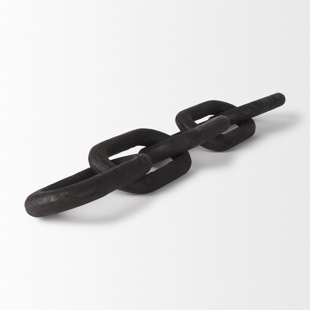 Alix Black Wood Link Chain Decorative Object - Ornate Home