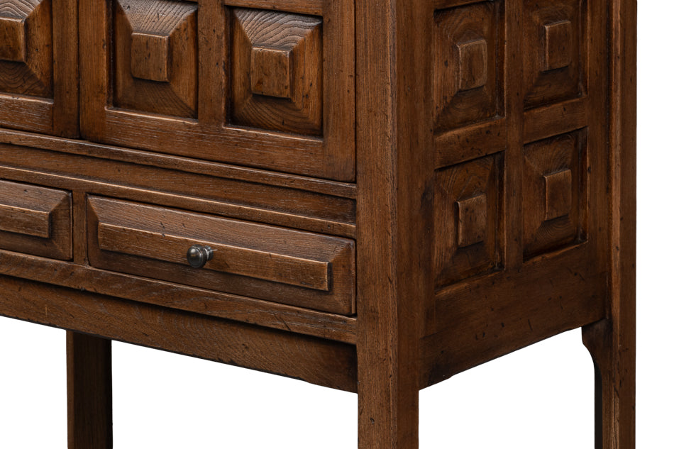 Alkazar Tan Cabinet - Ornate Home