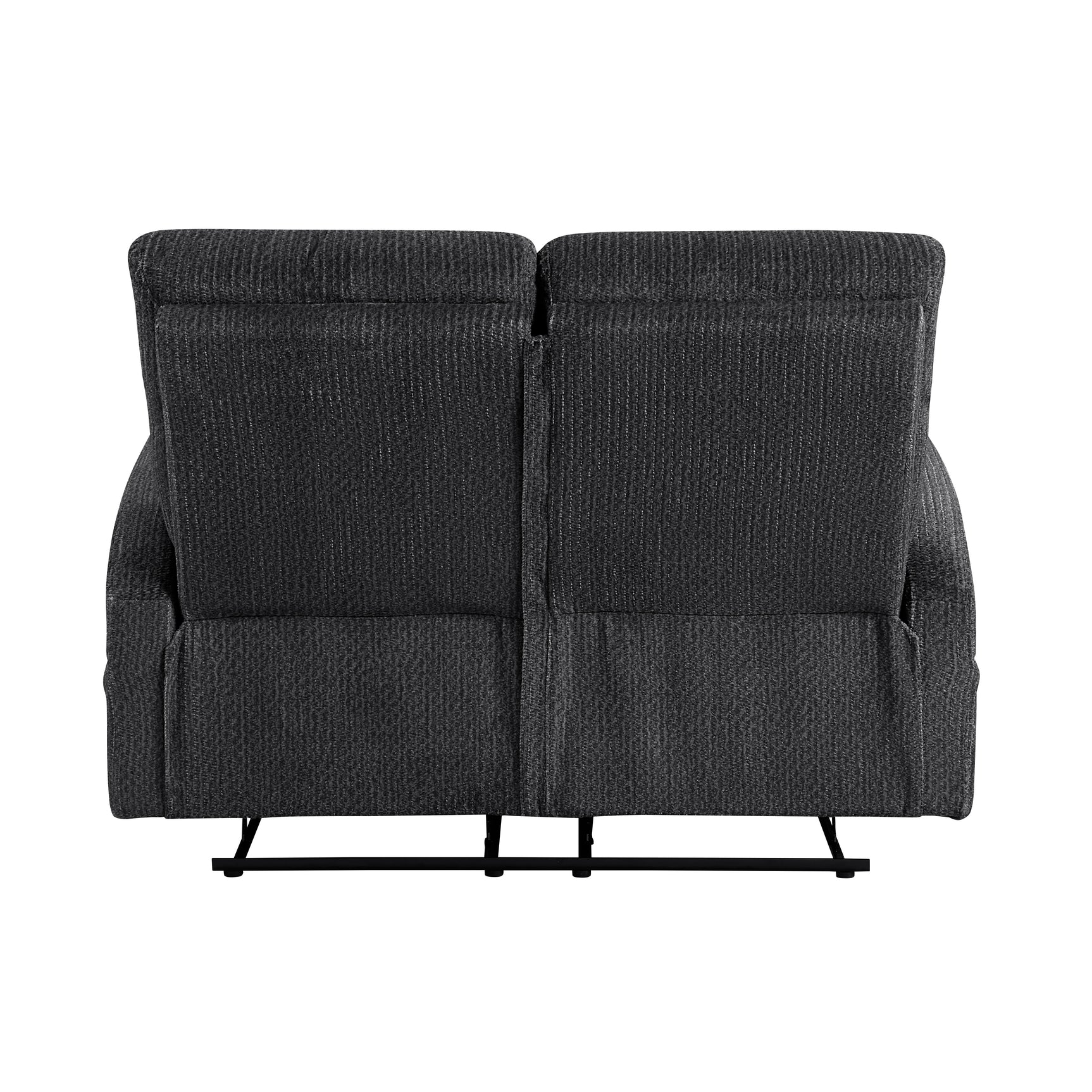 Allen Dark Gray Double Reclining Loveseat - Ornate Home