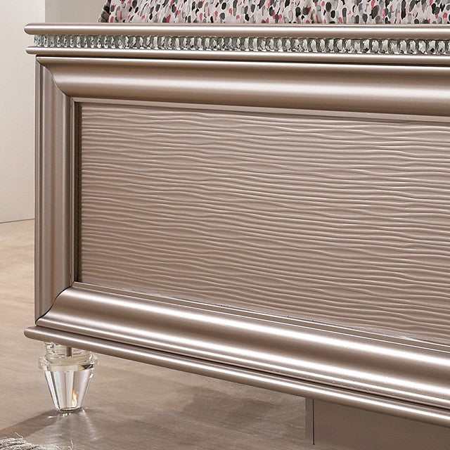 Allie Rose Gold Full Bed - Ornate Home