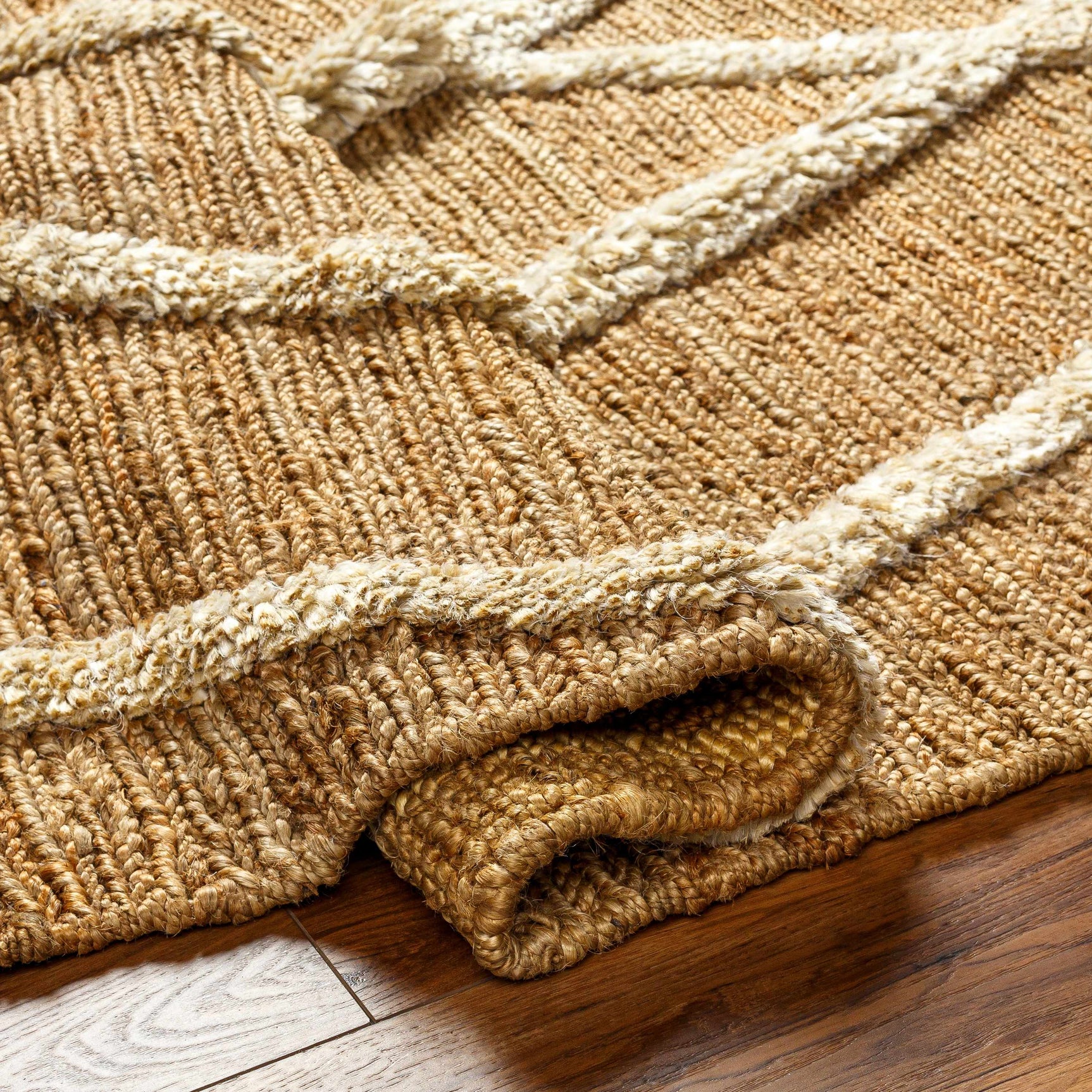 Allie Textured Jute Rug - Clearance - Ornate Home