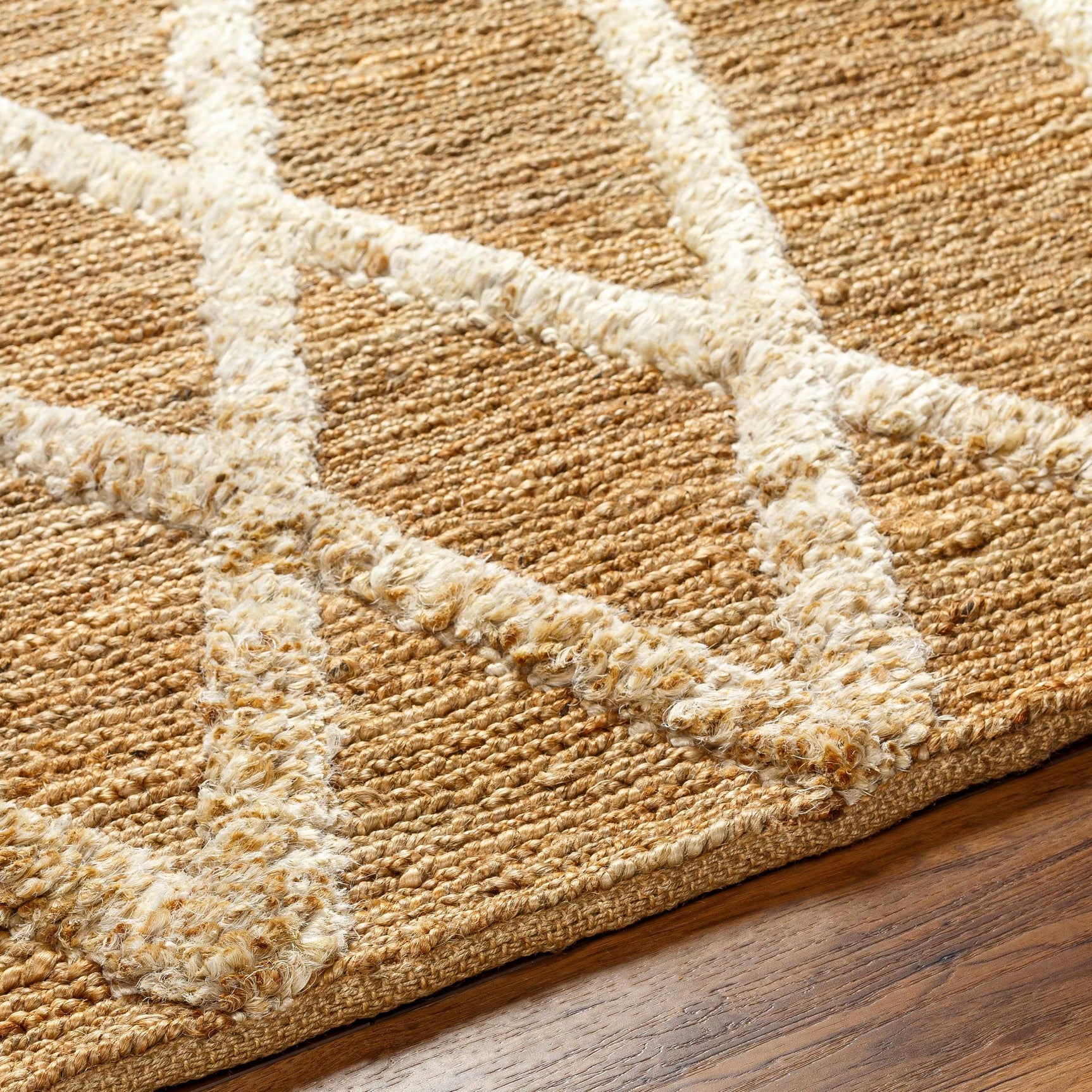 Allie Textured Jute Rug - Clearance - Ornate Home