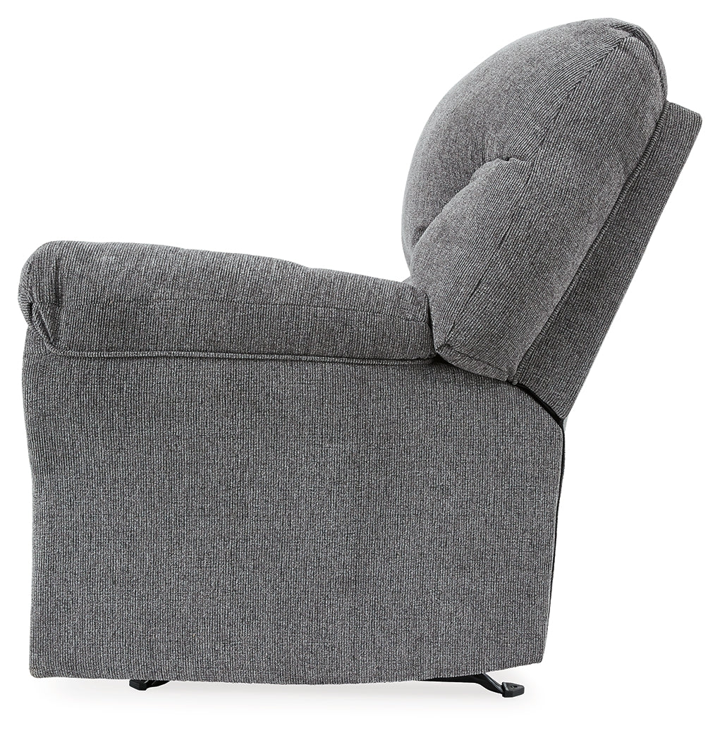 Allmaxx Pewter Rocker Recliner (Online Special Price) - Ornate Home