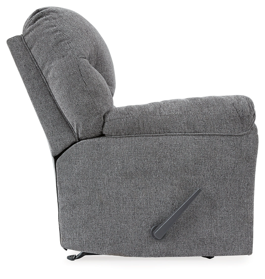 Allmaxx Pewter Rocker Recliner (Online Special Price) - Ornate Home