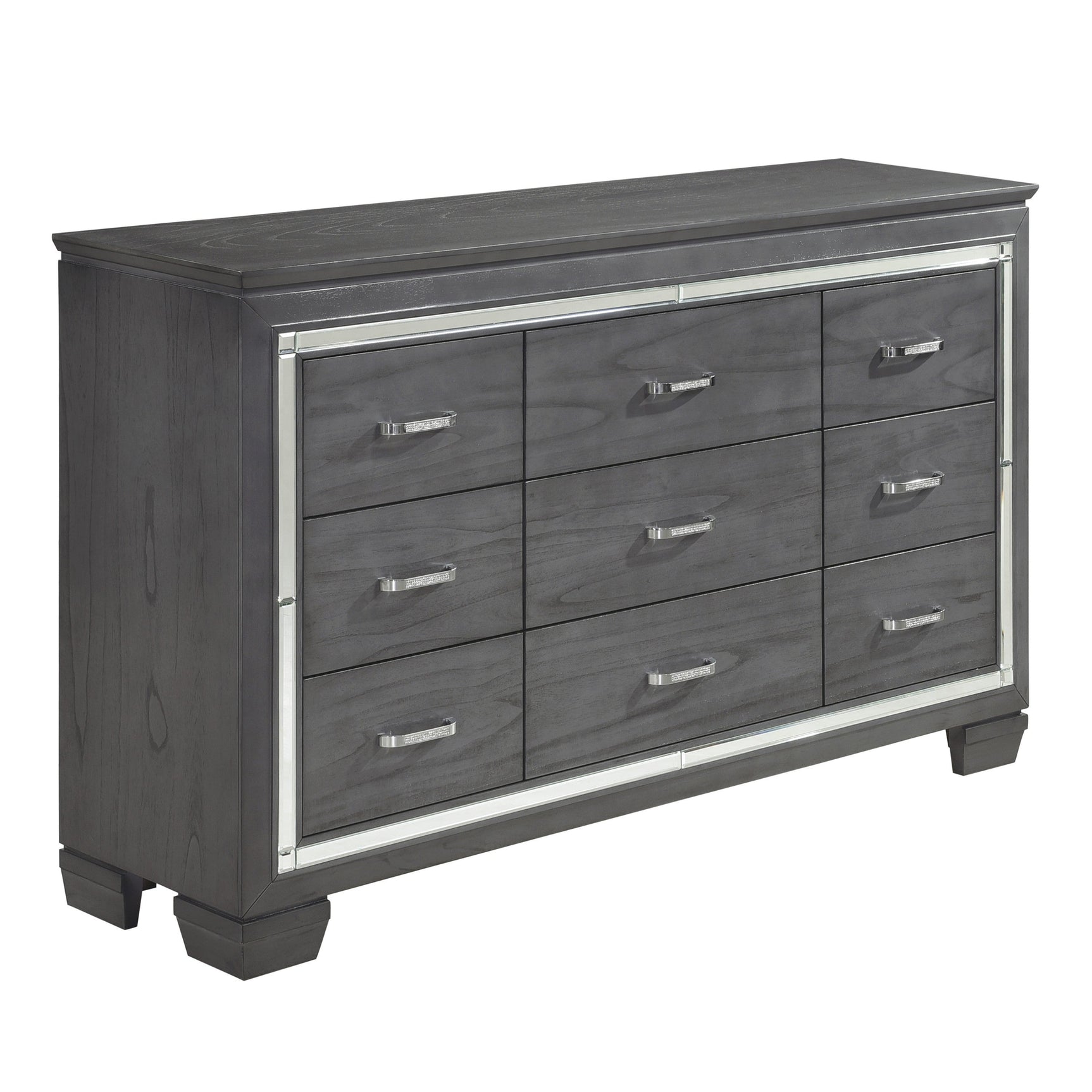 Allura Gray Dresser - Ornate Home