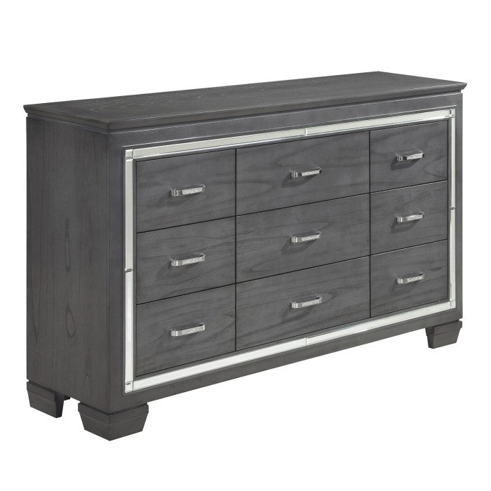 Allura Gray Dresser - Ornate Home