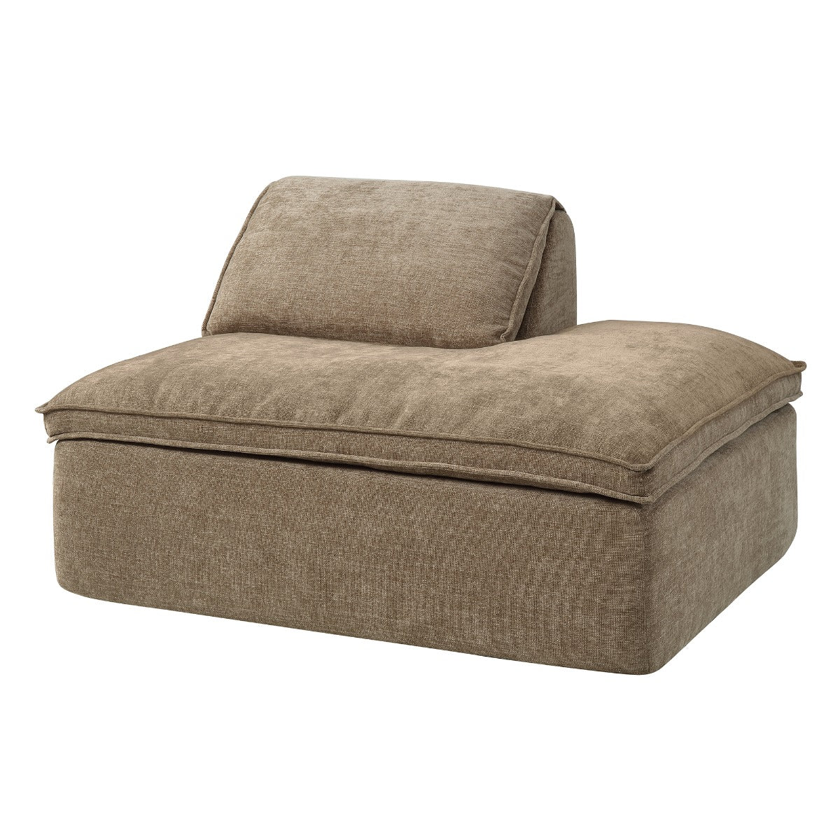 Almano Brown Modular - Right Facing Chaise