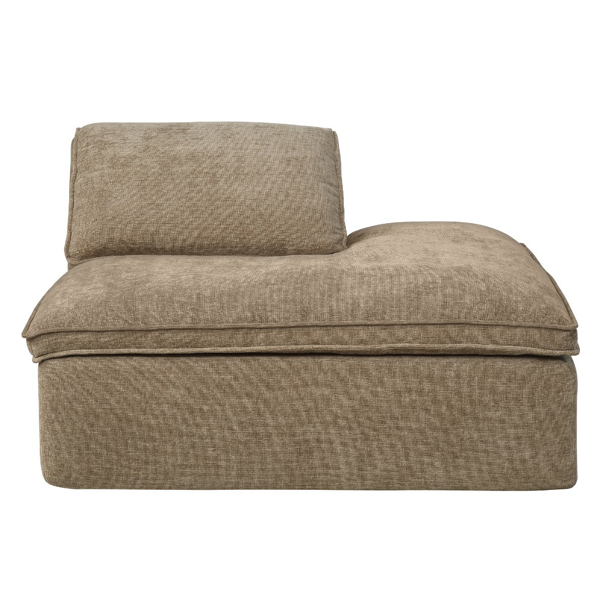 Almano Brown Modular - Right Facing Chaise