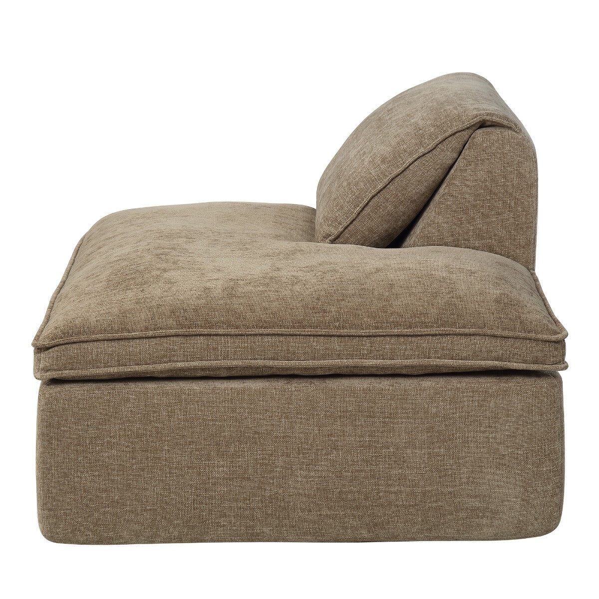 Almano Brown Modular - Right Facing Chaise