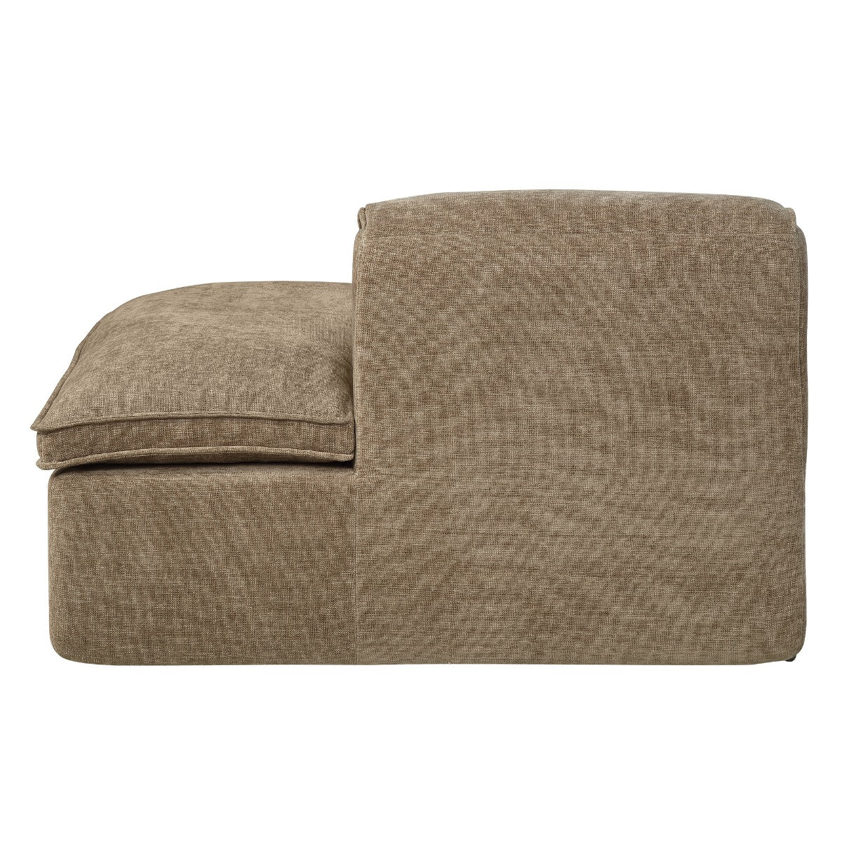 Almano Brown Modular - Right Facing Chaise