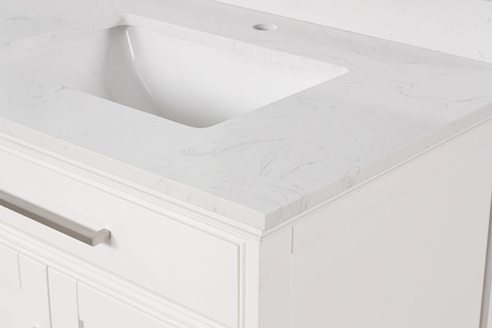 Almeria White Vanity Set - Ornate Home