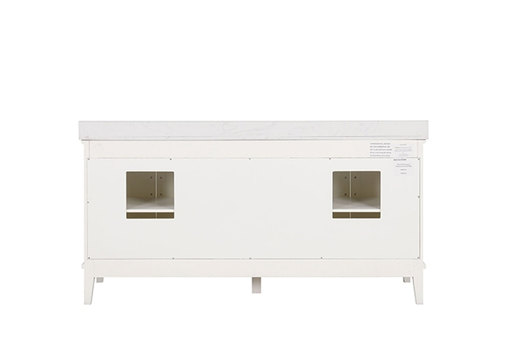 Almeria White Vanity Set - Ornate Home