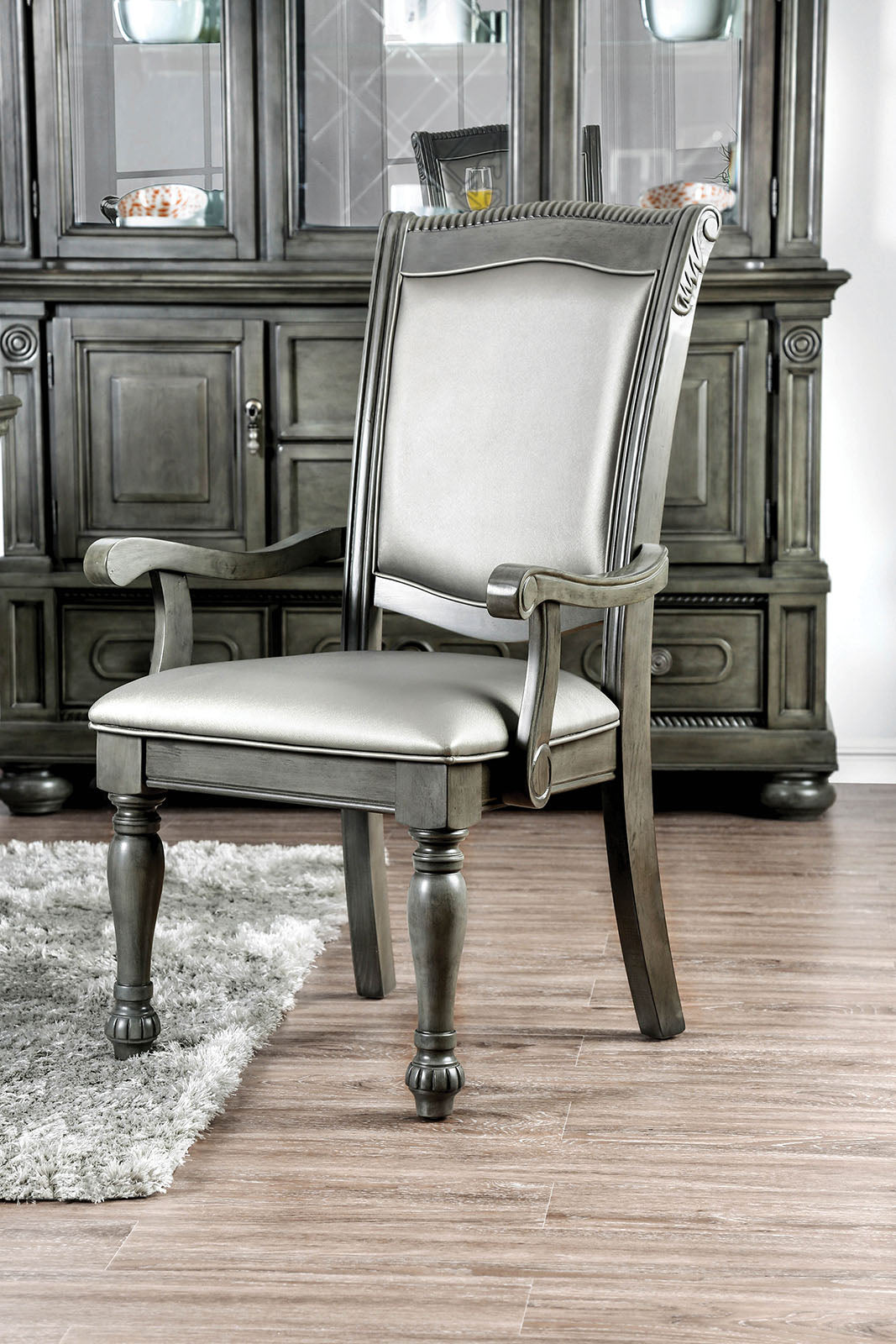 Alpena Gray 9 Pc. Dining Room Set - Ornate Home