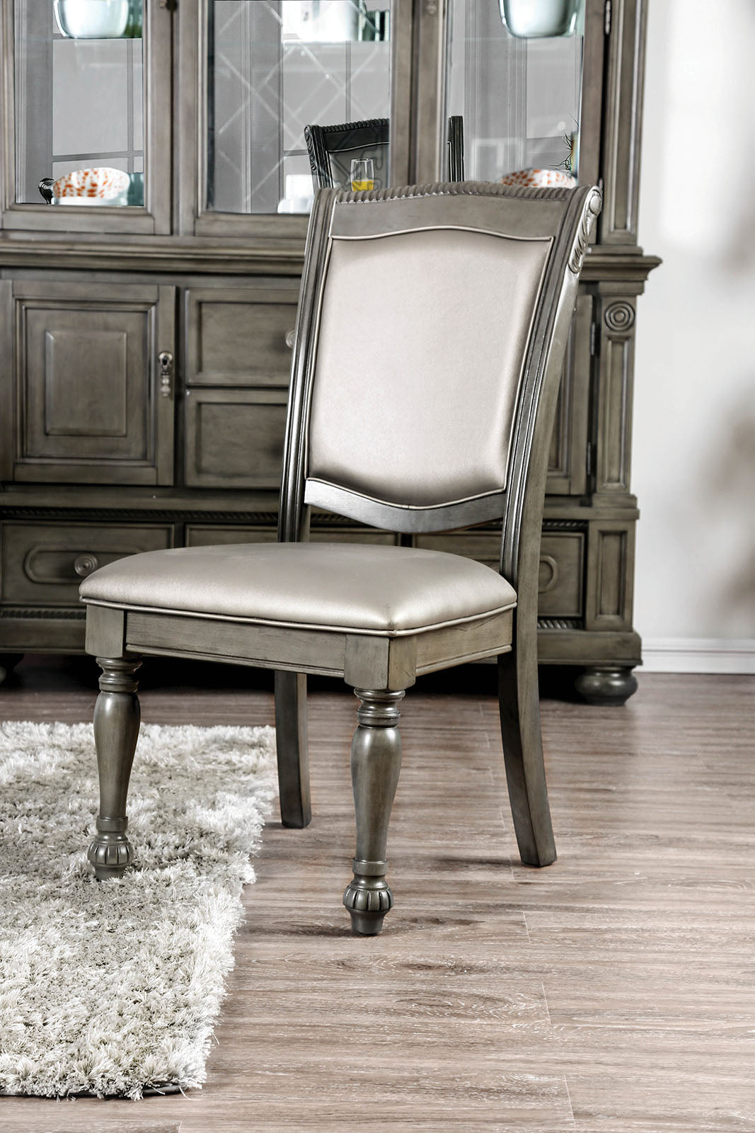 Alpena Gray 9 Pc. Dining Room Set - Ornate Home