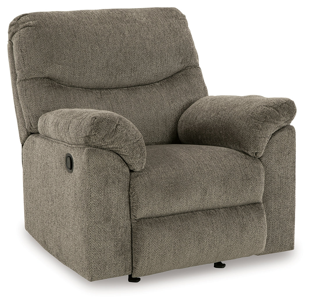 Alphons Putty Reclining Sofa & Recliner - Ornate Home