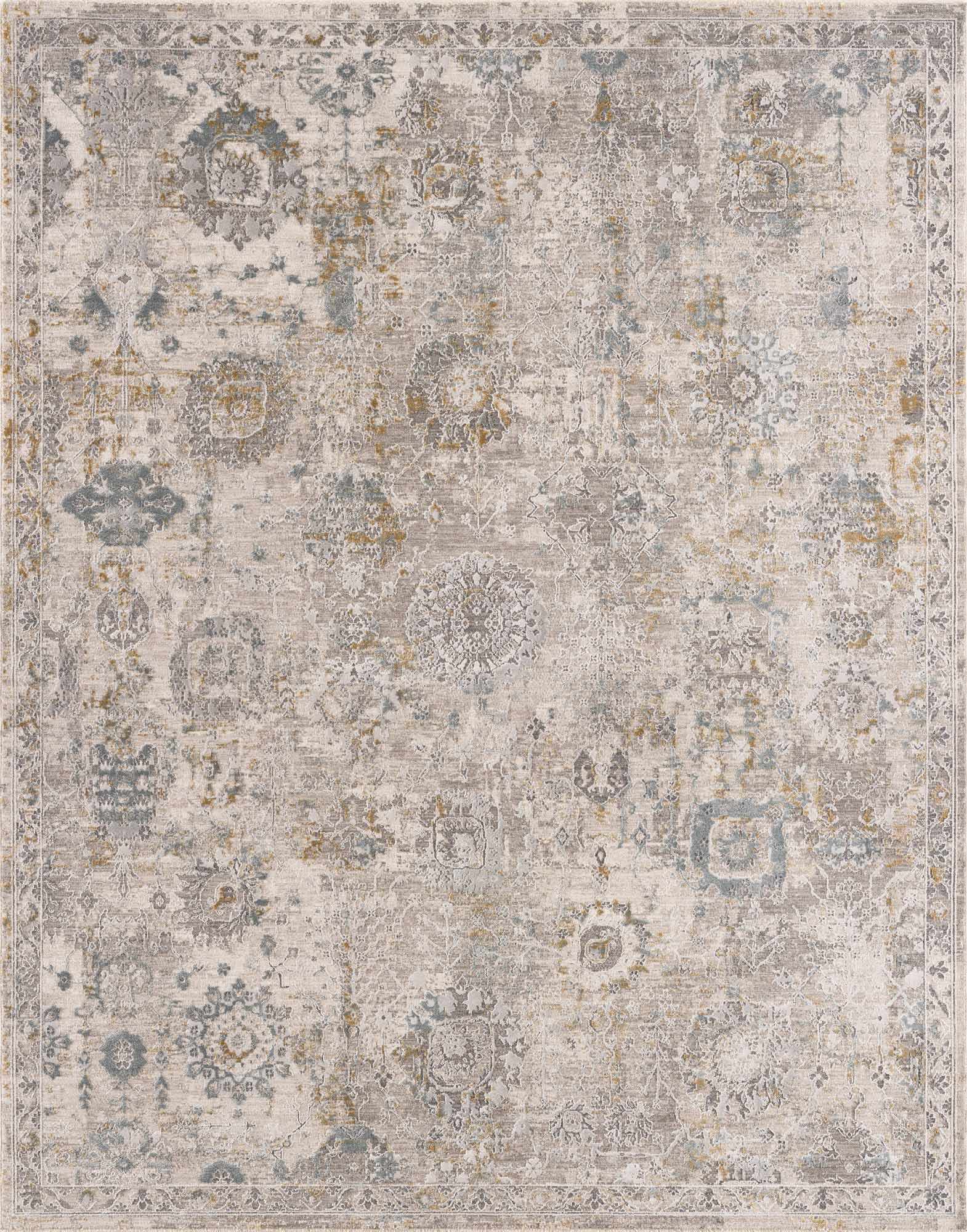 Alroy Textured Rug with Fringes - Ornate Home