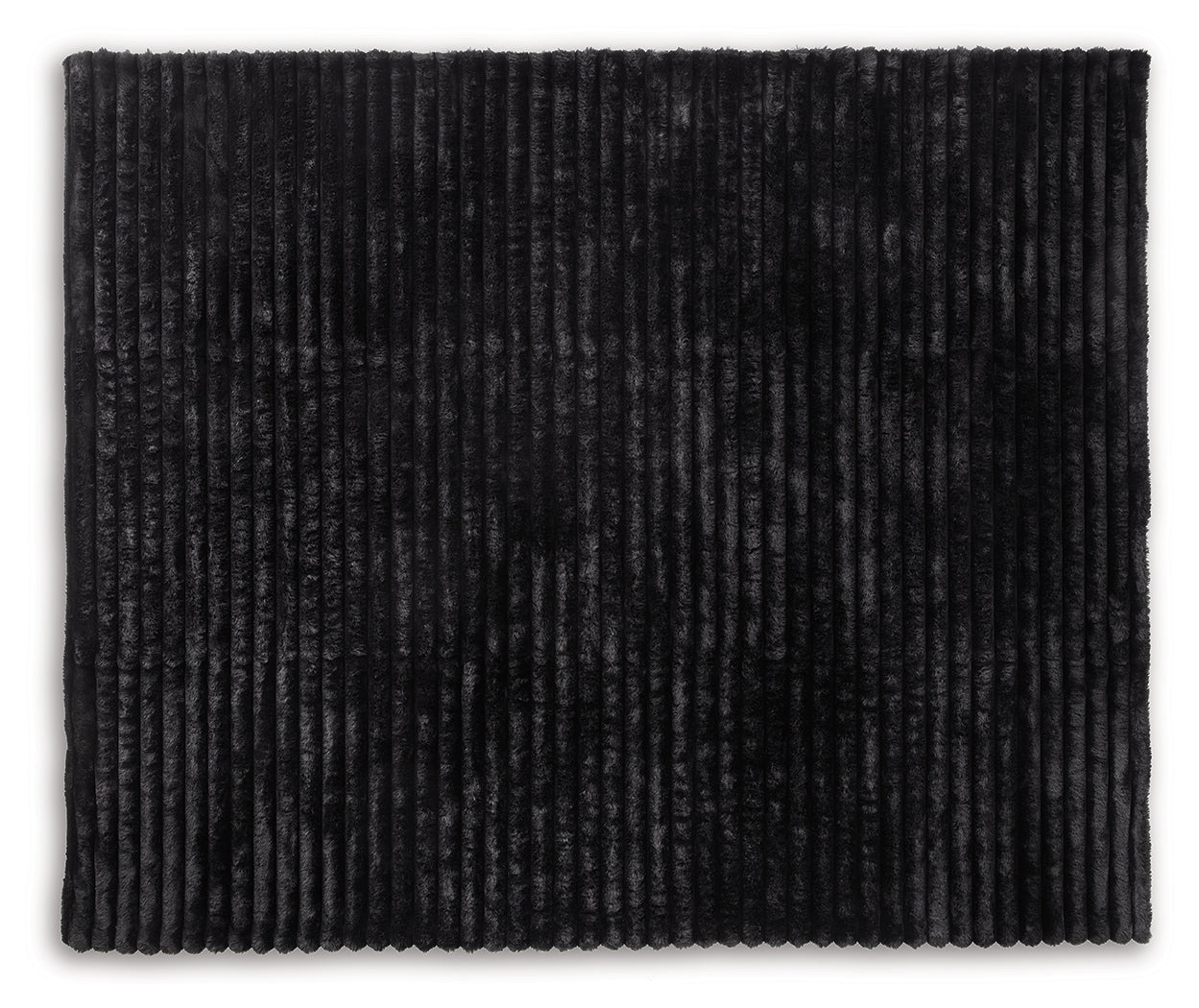 Alsonwell Black Throw (Lightweight Plush) (Online Special Price) - Ornate Home