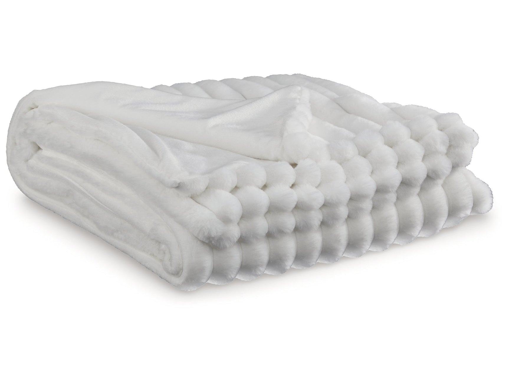 Alsonwell White Striped Throw (Online Special Price) - Ornate Home
