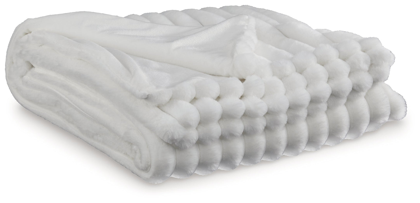 Alsonwell White Throw (Online Special Price) - Ornate Home