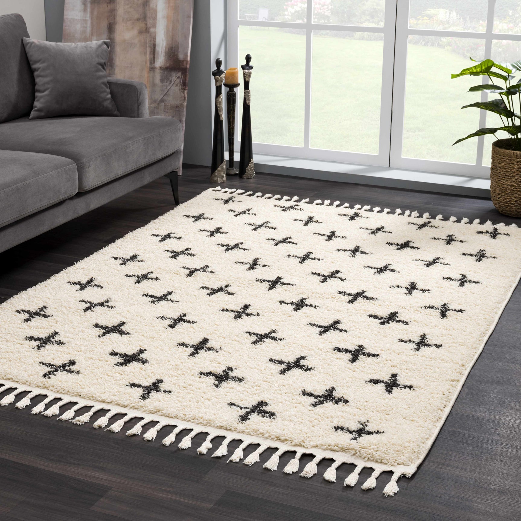 Alstead Shag Area Rug - Ornate Home