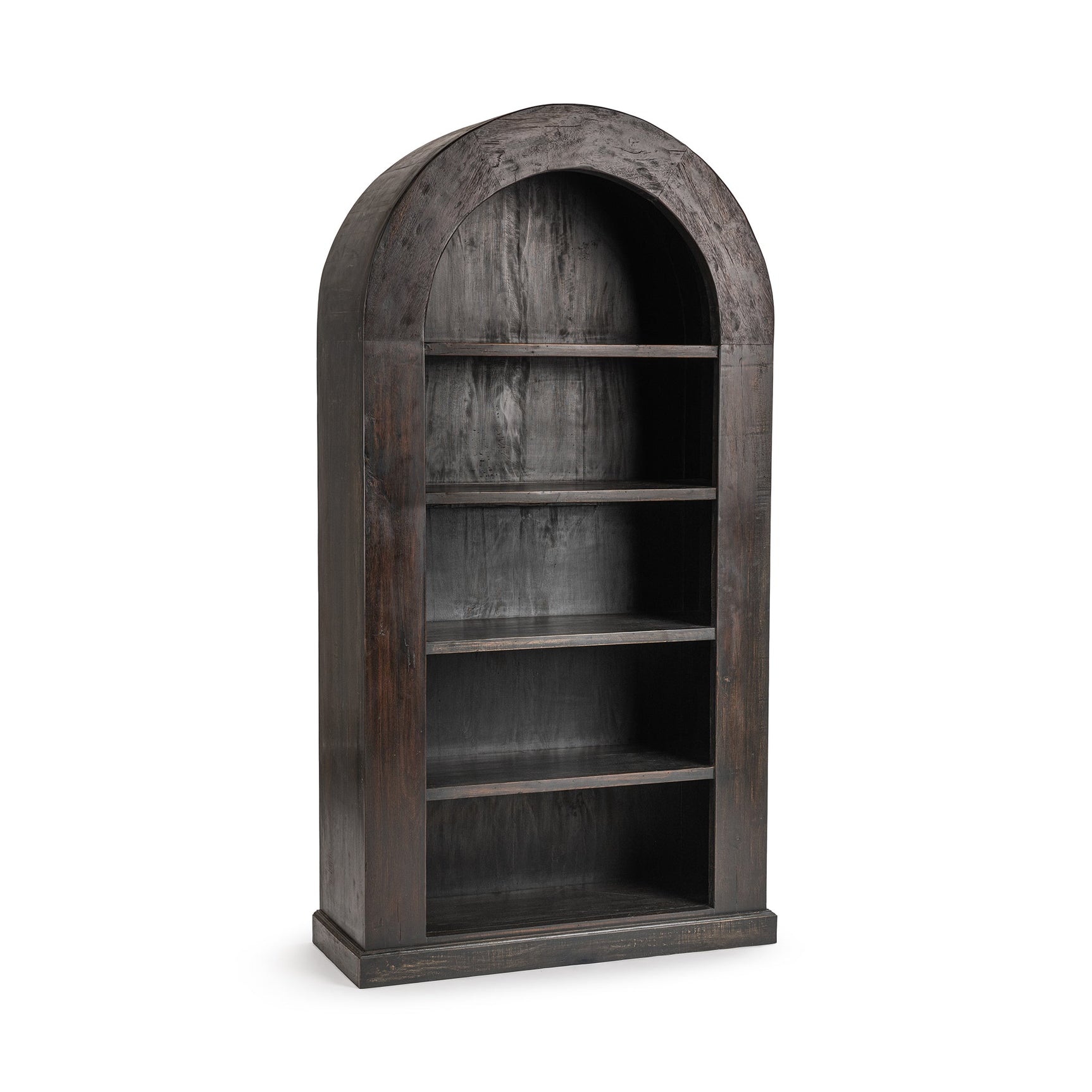Alta Arch Charcoal Haze Bookcase - Ornate Home