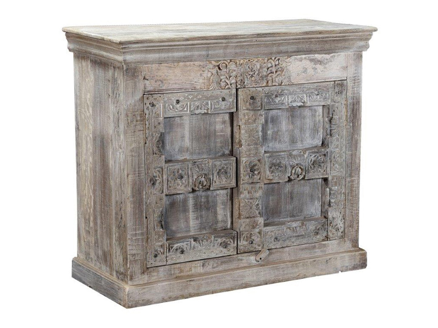 Alta Distressed Brown 2 Door Sideboard - Ornate Home