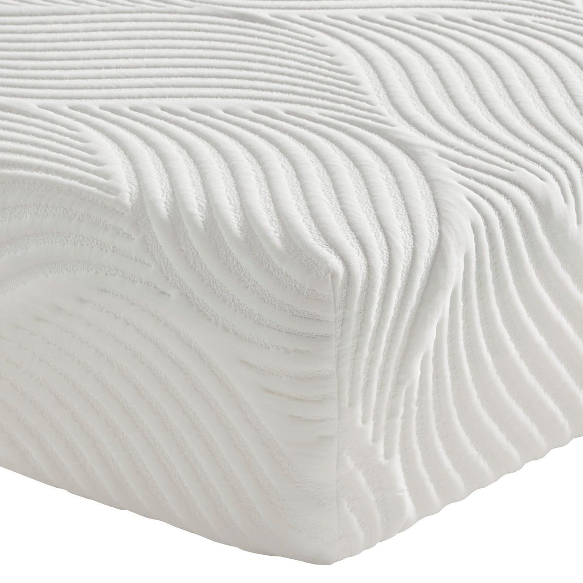 Altair White 10" Split Eastern King Gel-Infused Memory Foam Mattress - Ornate Home