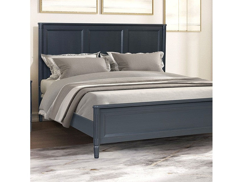 Altamira Malta Blue Eastern King Bed - Ornate Home