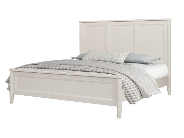 Altamira White Eastern King Bed - Ornate Home