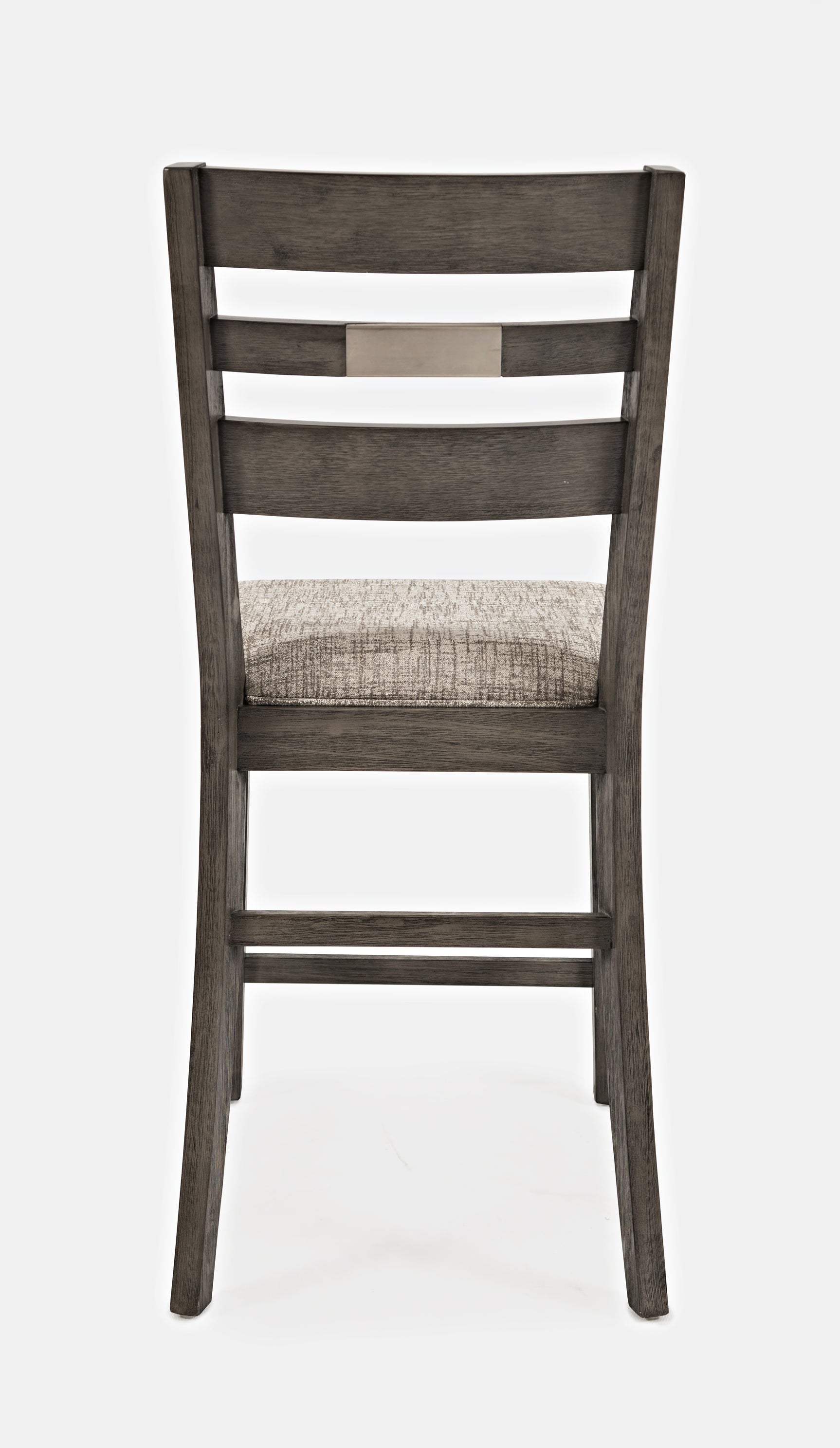 Altamonte Brushed Grey Ladderback Counter Stool (Set of 2) - Ornate Home