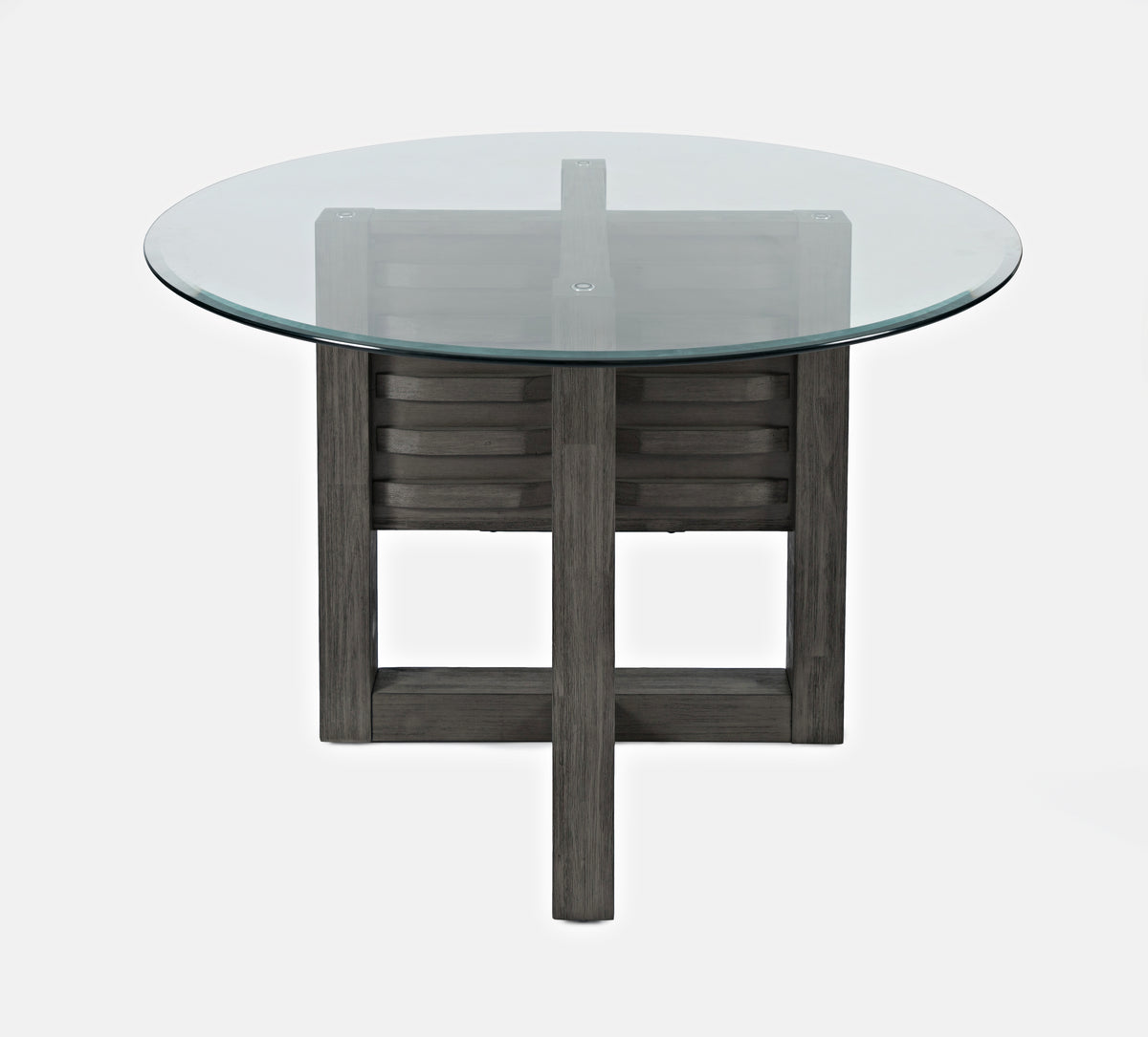 Altamonte Brushed Grey Round Dining Table - Ornate Home