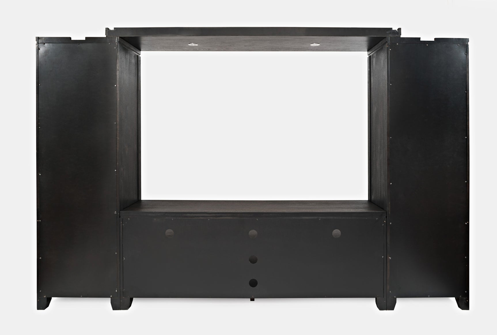 Altamonte Dark Charcoal Entertainment Wall - Ornate Home